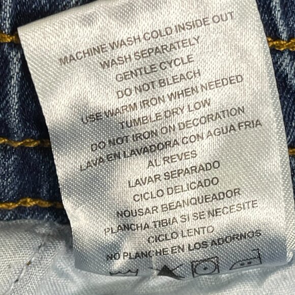 Modern Culture Men 32X26 Denim Stretch Blue Jeans JOGGER CARGO DRAWSTRINGS LARGE - Picture 10 of 12